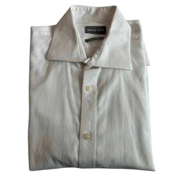 GUC Michael Kors & Calvin Klein Slim Dress Shirts - Set of 3. Size 16.5, 34/35. - Picture 5 of 8